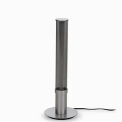 Настольный светильник Dumas 40 см, дымчатый, шампань