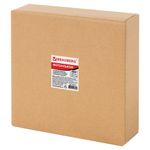 Фотоальбом BRAUBERG на 300 фото 10х15 см, под кожу, бумажные страницы, бокс, белый+золото, 391117