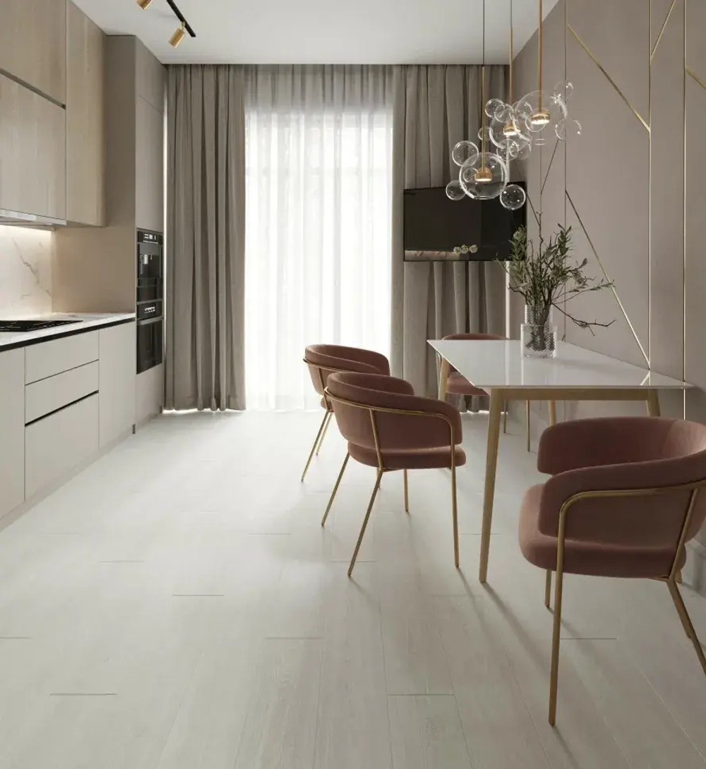 Каменный SPC ламинат AlixFloor City Line Дуб белый крафт