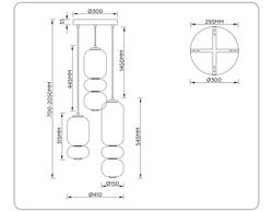Ambrella Подвесной светодиодный светильник Modern LH11036