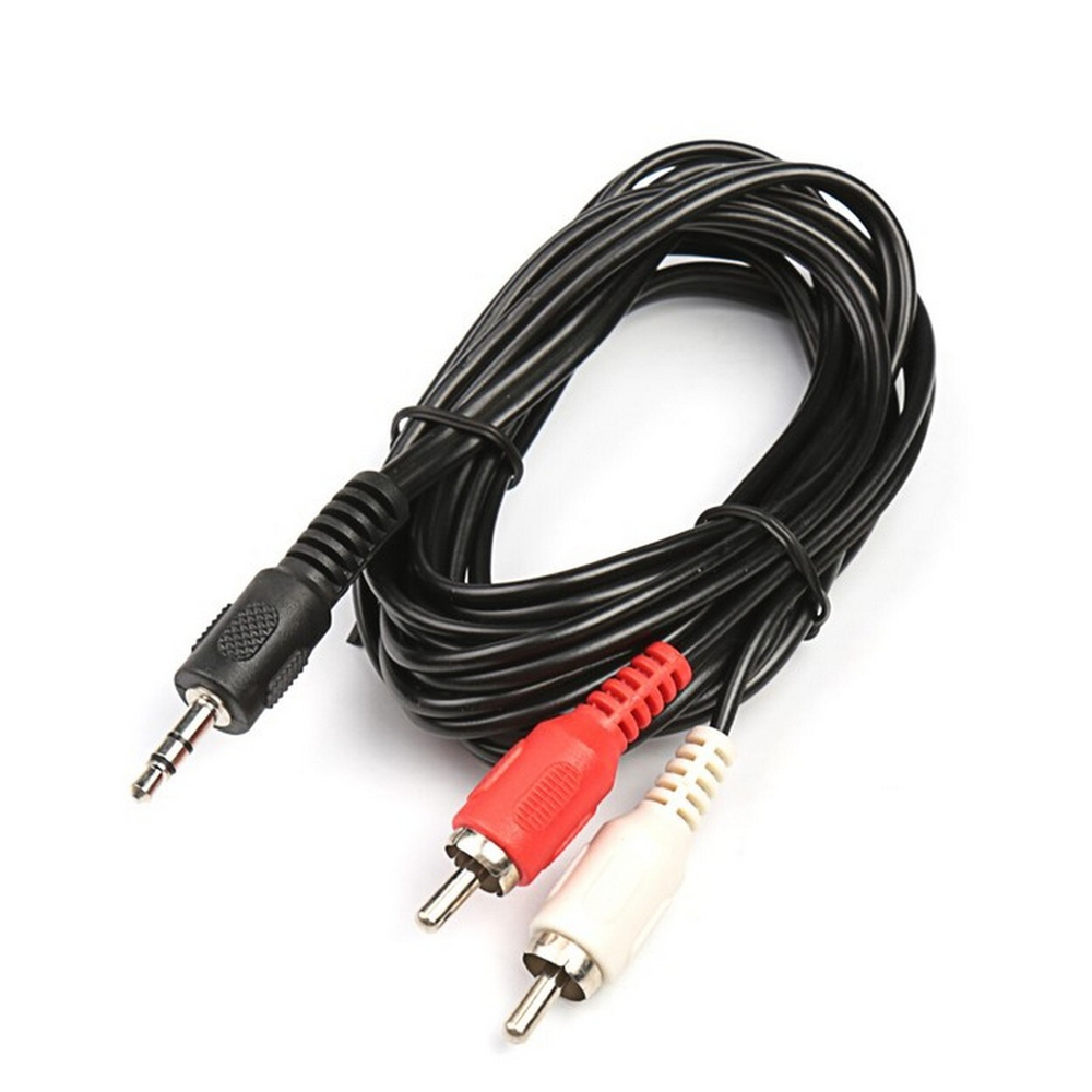 Кабель AUX Jack 3.5мм х 2RCA- 1.5 м. (шт/шт) Сигнал