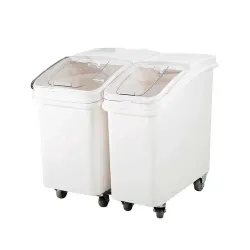 Контейнер для продуктов 102 л передвижной с откидной крышкой пластик P.L. Proff Cuisine