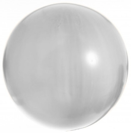 Большой шар "Серебряного цвета металлик" 90 см