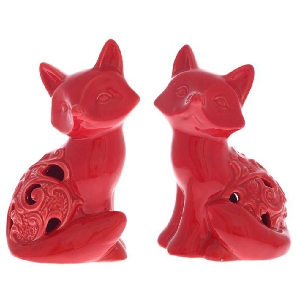 GAEM Фигурка декоративная "Лисичка" с подсветкой, L10,3 W8 H16,5 см, (2хLR44), 2в.