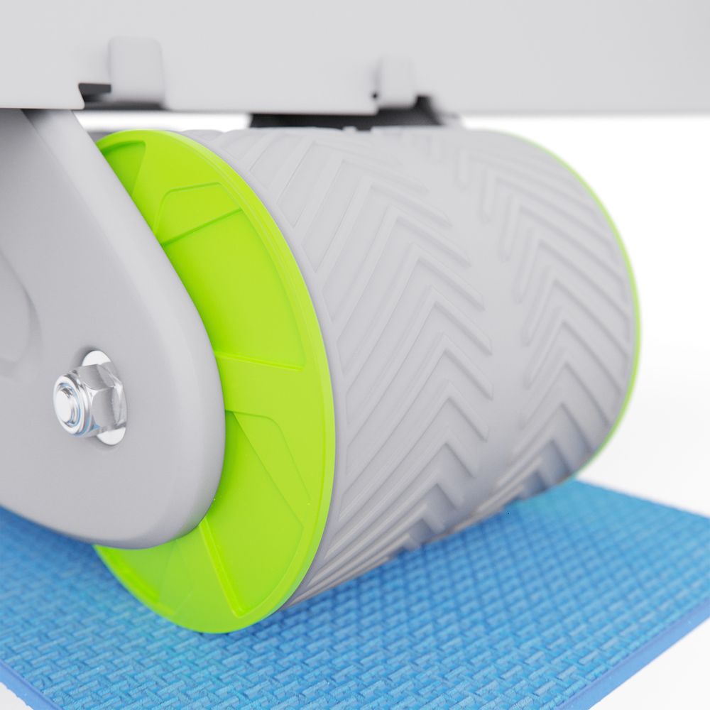 Тренажёр для пресса AB Roller SND-G зеленый с ковриком 34 х 17 x 0.6 cм
