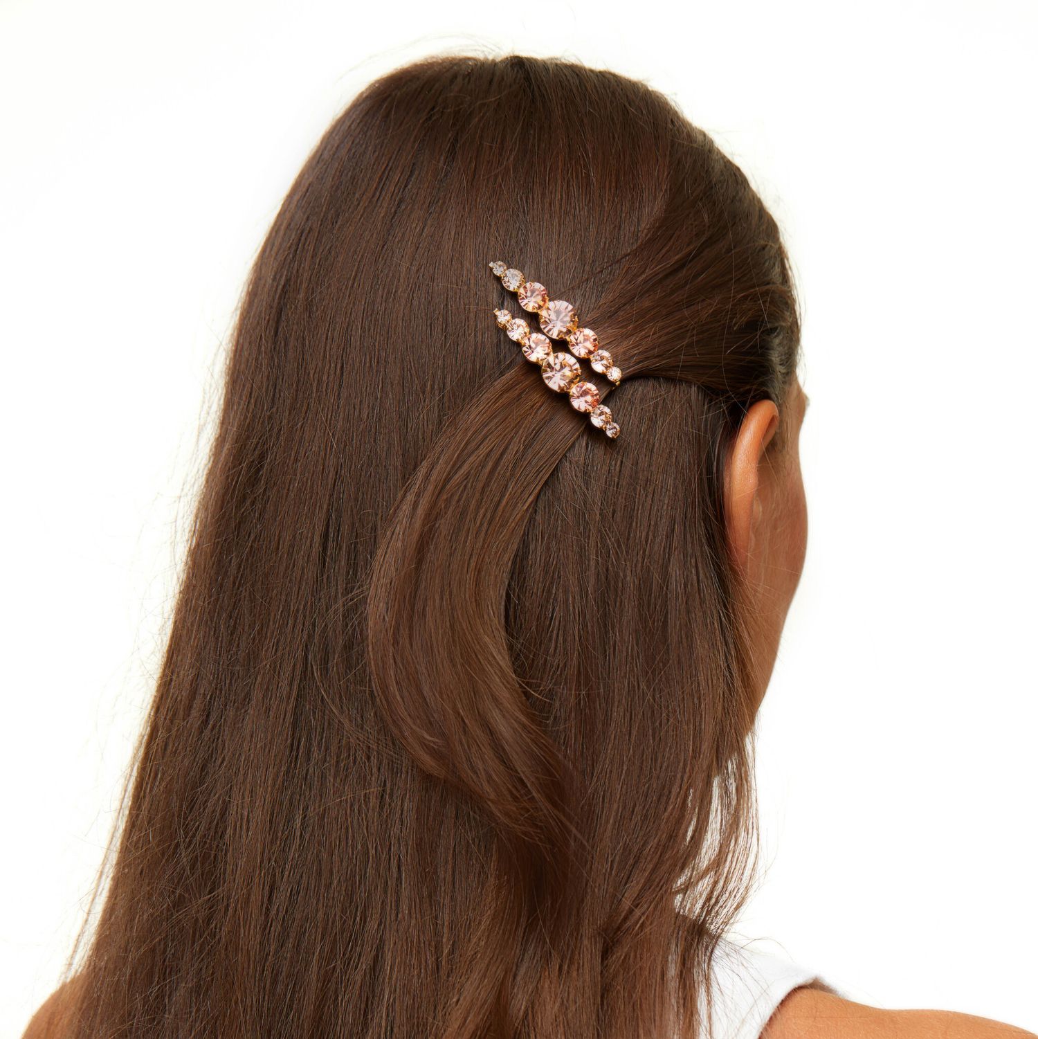 Заколка для волос Gwen Crystal Bobbi Set – Pink