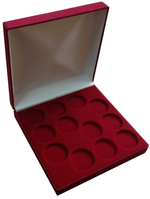 Футляр 195x195x59 мм под монеты и значки.