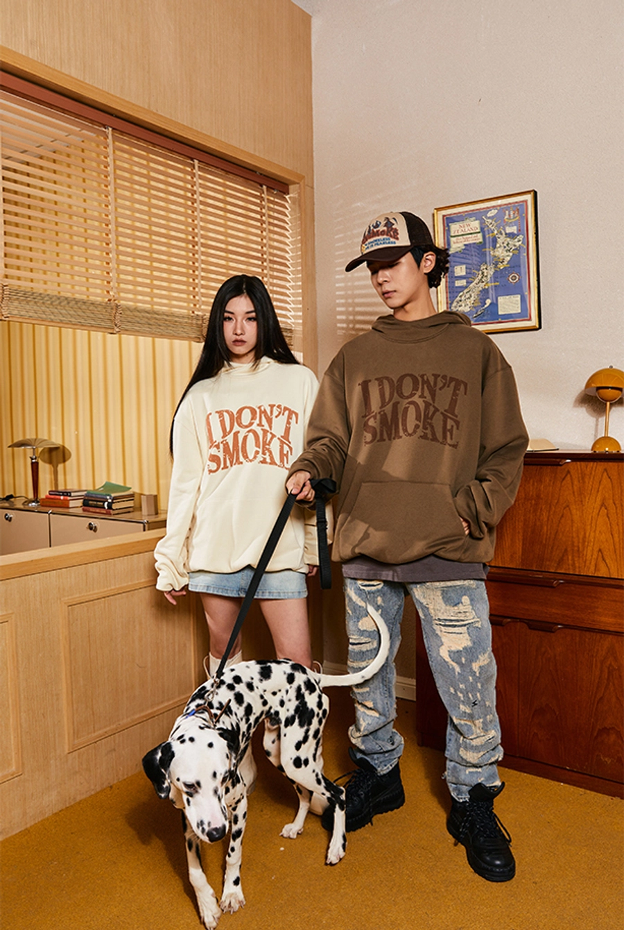 Худи DONSMOKE "Washed Logo" Oversized Hoodie