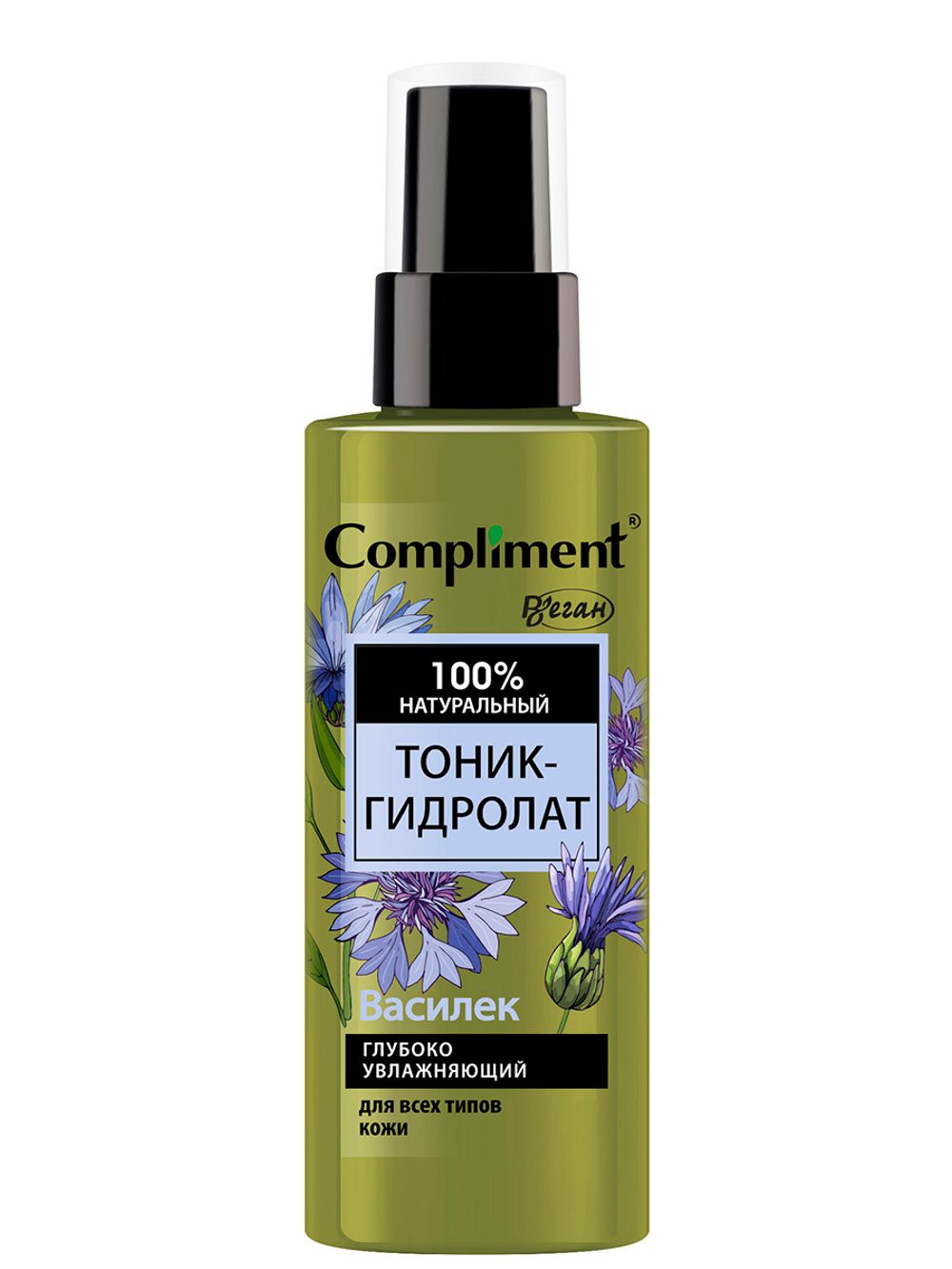 Compliment тоник-гидролат Василек глубоко увлажняющий