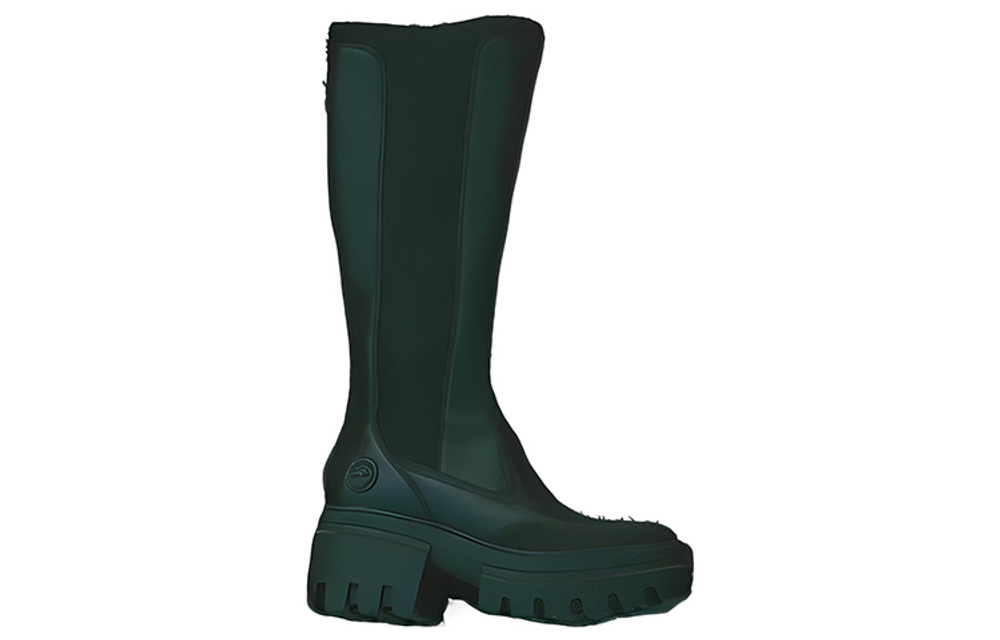 Timberland Leather Mid Calf Boots Women"s Black