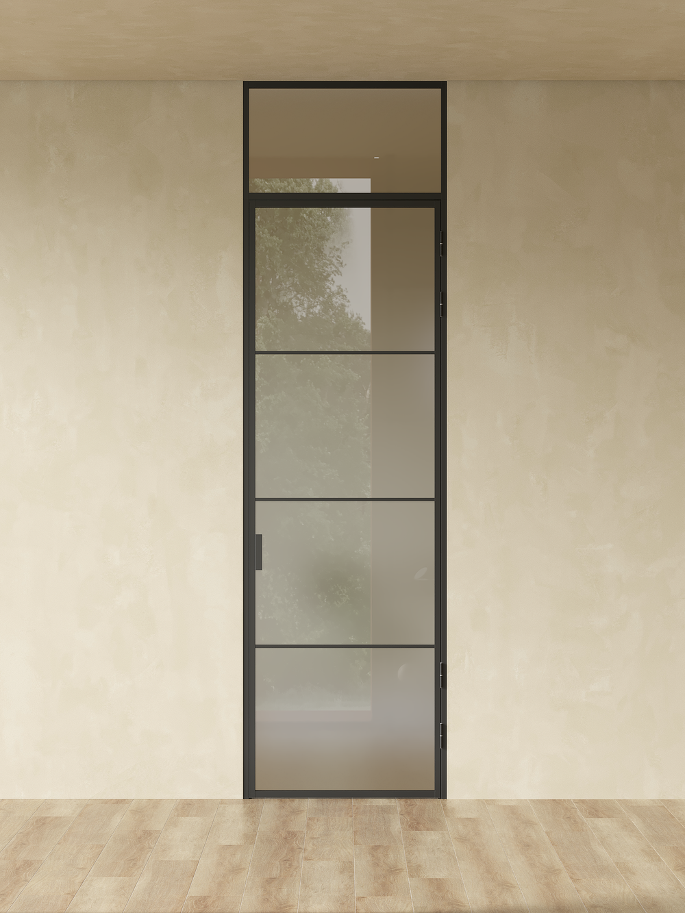 Распашная алюминиевая перегородка Minoli 7