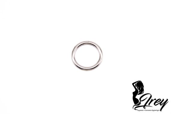 Кольцо декоративное, Италия, 20 мм, металл, серебро