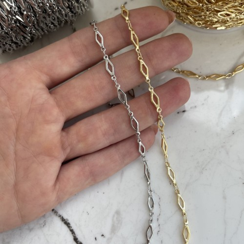 2005-з Цепь "Милан" 4мм, позолота