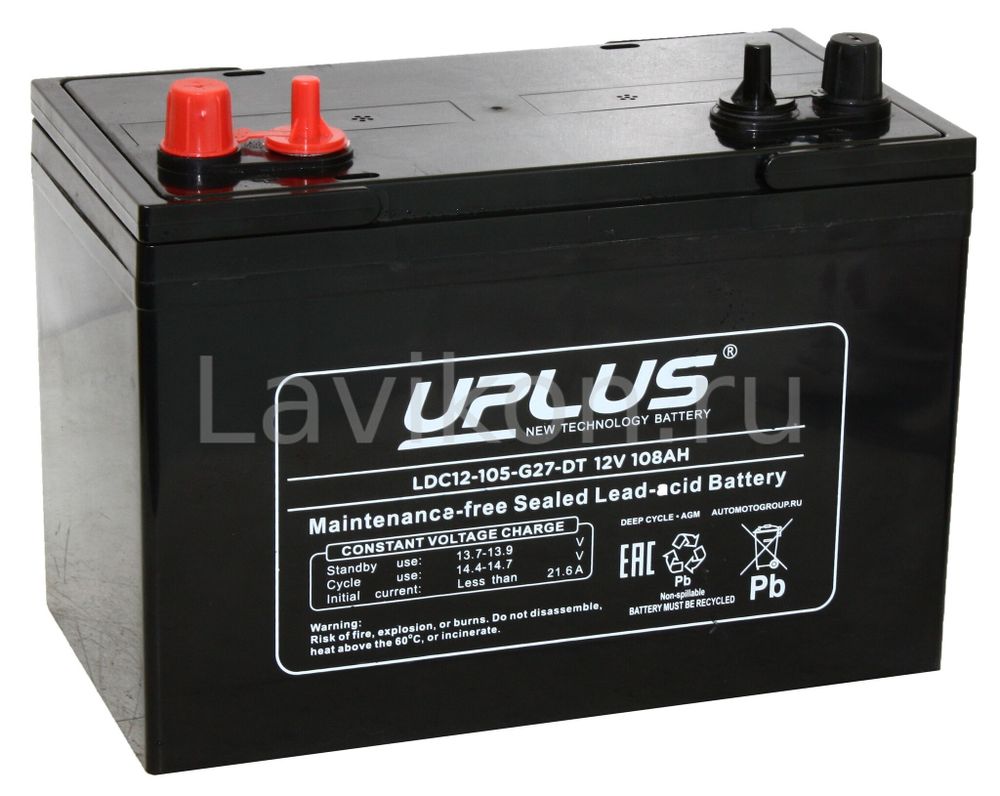 Тяговый аккумулятор LEOCH UniPLUS LDC12-26-DT