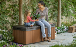 Пластиковый сундук Keter Darwin 380 л brown