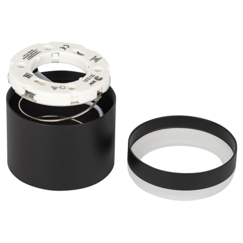 OL9 GX53 BK/WH Подсветка ЭРА Накладной под лампу Gx53, алюминий, цвет черный+белый