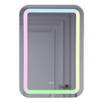 Зеркало MIXLINE "Мальта" RGB 550*800 (ШВ) сенсорный выключатель, МУЛЬТИ-ЦВЕТ