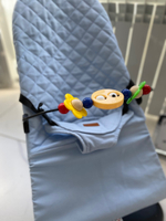 Шезлонг LM - 123 Голубой