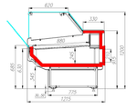 Холодильная витрина CARBOMA ATRIUM 2 GC120 SM