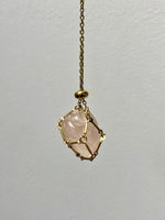 Авоська-подвеска для кристаллов золотистая M