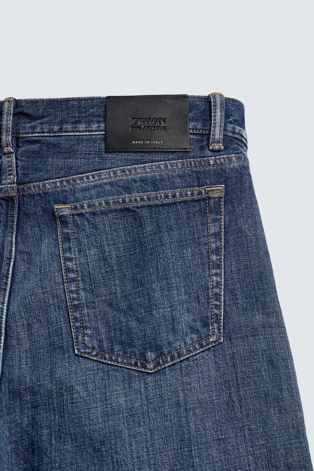 ZARA ДЖИНСЫ ПРЯМОГО КРОЯ ДЛИНОЙ ДО ЩИКОЛОТКИ - LIMITED EDITION, ВЫЦВЕТШИЙ СИНИЙ