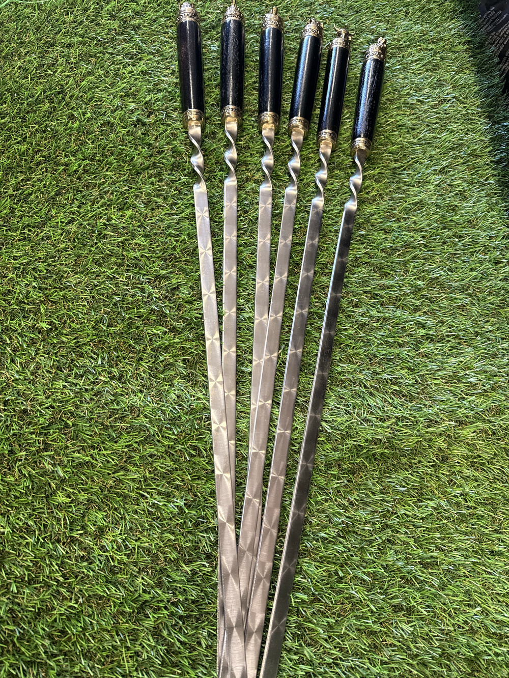 Набор шампуров 6шт 3*12*45 Лесная фауна Мини в колчане