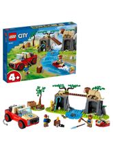 Конструктор LEGO City Wildlife 60301 Спасательный внедорожник для зверей