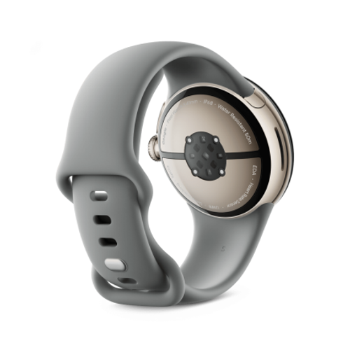 Умные часы Google Pixel Watch 3, 41 мм, Wi-Fi, корпус цвета «Шампанское», ремешок цвета «Орешник»