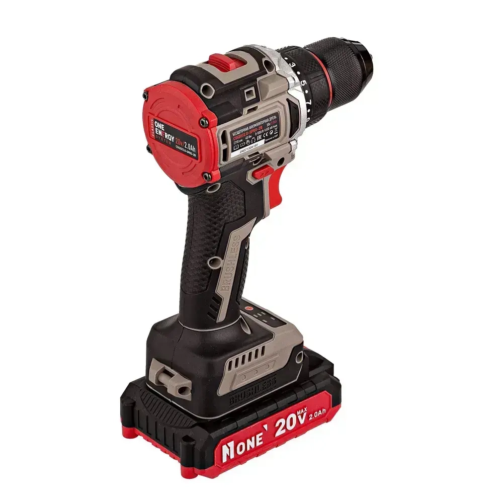 Шуруповерт аккумуляторный бесщеточный 40Hm, 20V/2,0A, 500-1650об/мин, 2акк, КЕЙ CDI 20/2,0-SPRO-2B