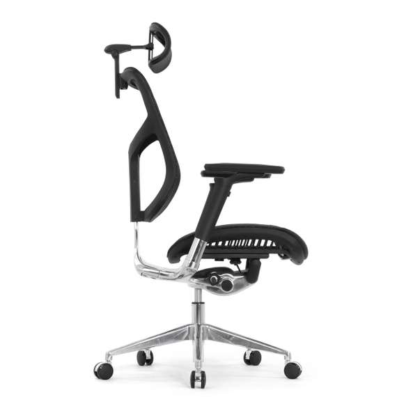 Кресло EXPERT 2 STAR HSTM 01(подлокотник 6D(360), подголовник 5D, сетка черная / каркас черный)