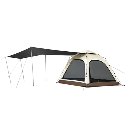 Палатка Naturehike Ango 3-местная, быстросборная, коричневая, артикул CNK2550WS010-OBRL4