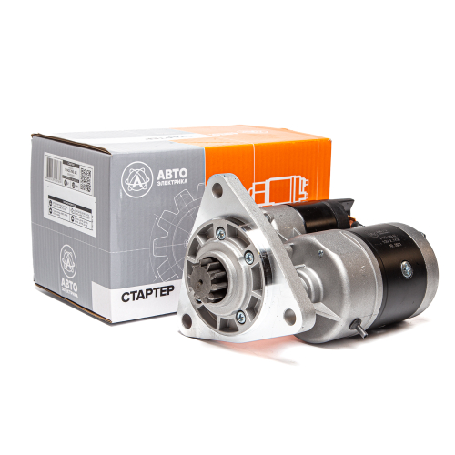 9-142-780 AE Стартер редукторный, МТЗ, дв. ММЗ, 12 В, 2.5/2.7 кВт, 10 зуб. (ан. 11010002) АвтоЭлектр