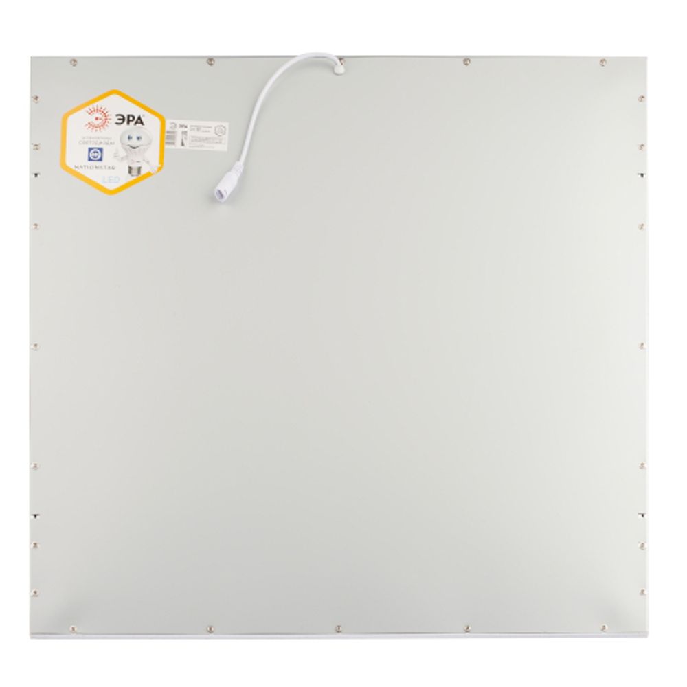 Светодиодная панель ЭРА SPL-510-W-40K-040 40Вт 4000К 3420Лм IP40 595x595x8 белая без драйвера с ушками