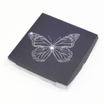 Коробка для кондитерских изделий с PVC крышкой «Нуар», 15*15*3 см