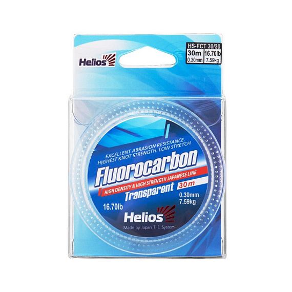 Леска Helios FLUOROCARBON Transparent 0,30mm/30 (HS-FCT 30/30)
