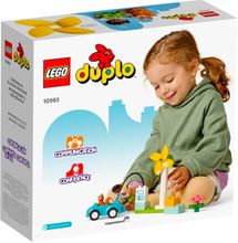 Конструктор LEGO DUPLO 10985 Ветряная турбина и электромобиль