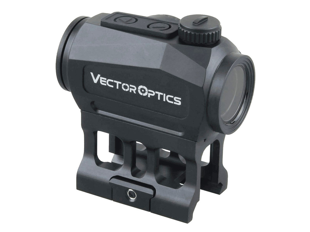 Коллиматор Vector Optics Scrapper 1x22, закрытого типа, точка 2 МOA, красная, 8+2NV, на Weaver, IP67, 140г