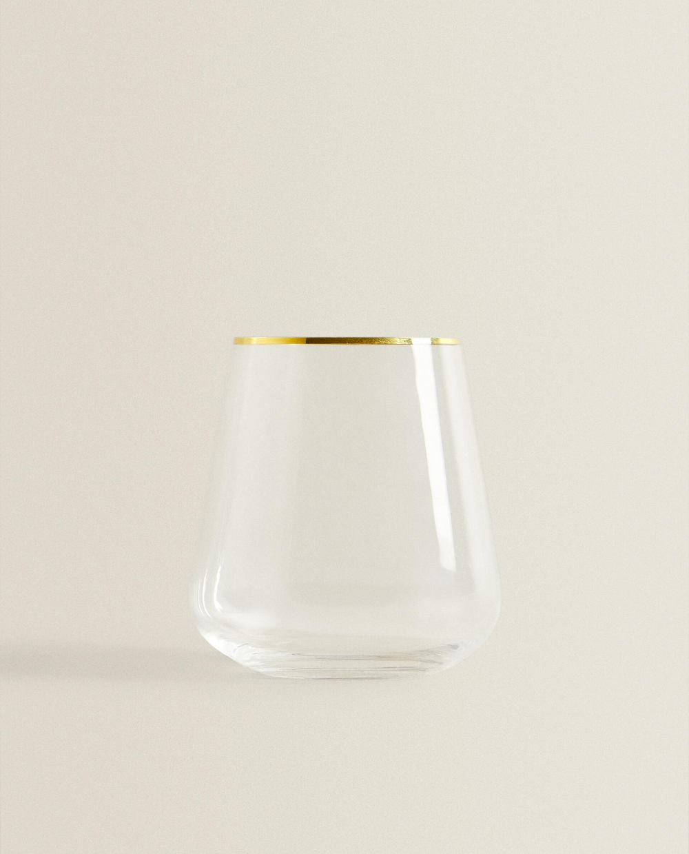 Zara Home стакан из стекла, цвет золотой, 10 см