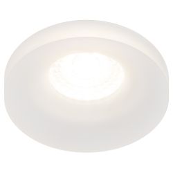 Светильник встраиваемый декоративный ЭРА DK94 ICE под лампу MR16 GU5.3 белый | Декоративные встраиваемые светильники