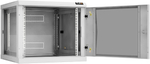 Шкаф настенный 19", 9U TLK TWC-096060-R-G-GY