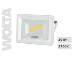 Прожектор светодиодный Wolta WFL-30W/06W, 30 Вт белый