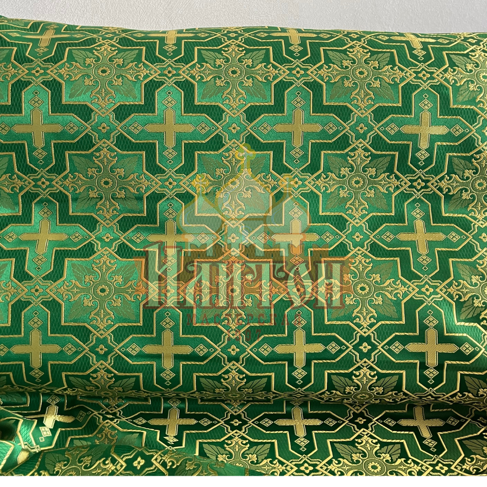 Шёлк "Православный" зелёный