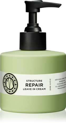 Maria Nila Structure Repair Leave In Cream - восстанавливающий крем, который питает волосы от корней до кончиков /   200  ml  / GTIN 7391681036079