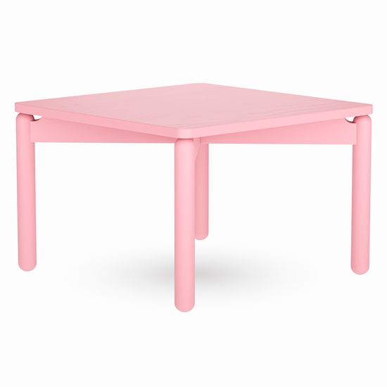 Столик кофейный saga, 60х60 см, розовый