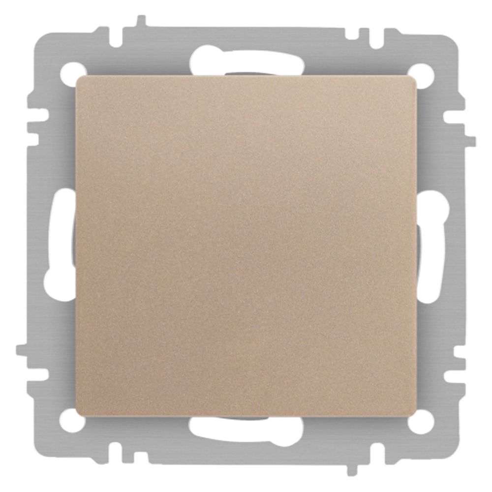 Выключатель Intro Accent 6-101-04 , 10А-250В, IP20, СУ, AL/CU, шампань | Intro