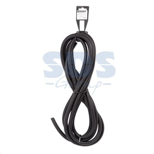 Гофра для электропроводки (d-9,8) (бухта 5м) (REXANT)