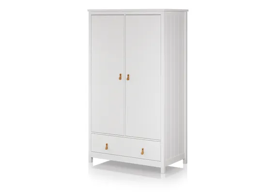 Шкаф Wood 2-х створчатый (белый)