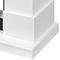 Каминокомплект: Очаг Royal Thermo Aurora RTFP/P-AR60LS, портал California 60 W, белый — (4)