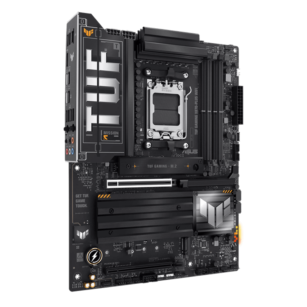 Материнская плата ASUS TUF GAMING X870-PLUS WIFI AM5 4xDDR5 4xSATA3 Raid 4xM.2 HDMI DP ATX