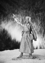 Оловянный солдатик Политрук в шинеле